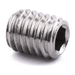 Socket set screw with flat point, stainless steel