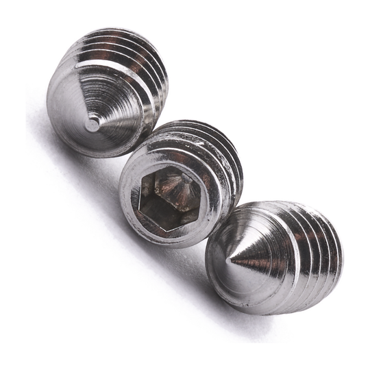 Socket set screw with cone point, DIN 914, stainless steel