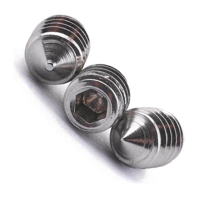 Socket set screw with cone point, DIN 914, stainless steel