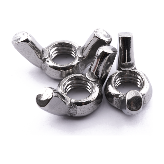 Wing nut, American form, stainless steel