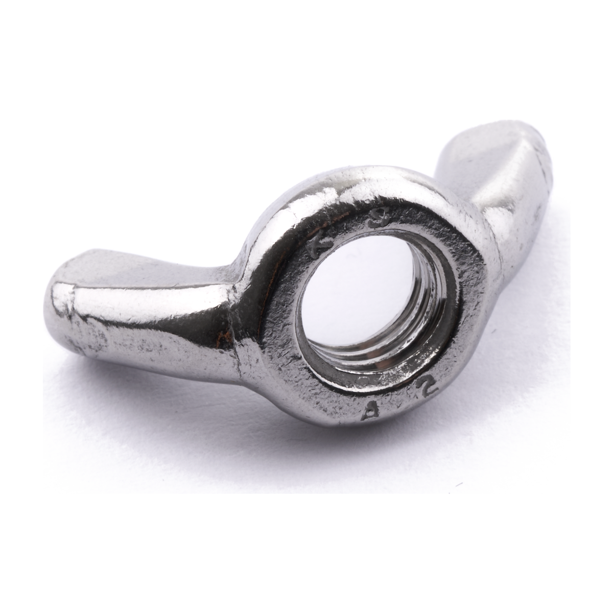 Wing nut, American form, stainless steel