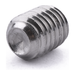 Socket set screw with cup point, stainless steel