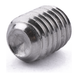 Socket set screw with cup point, stainless steel