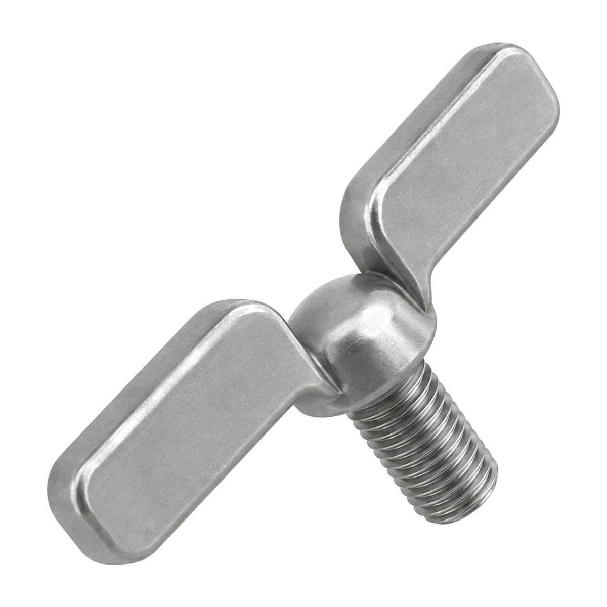 Wing screw, American form, stainless steel