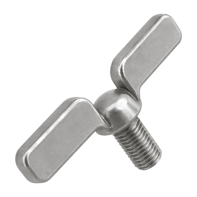 Wing screw, American form, stainless steel