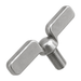 Wing screw, American form, stainless steel