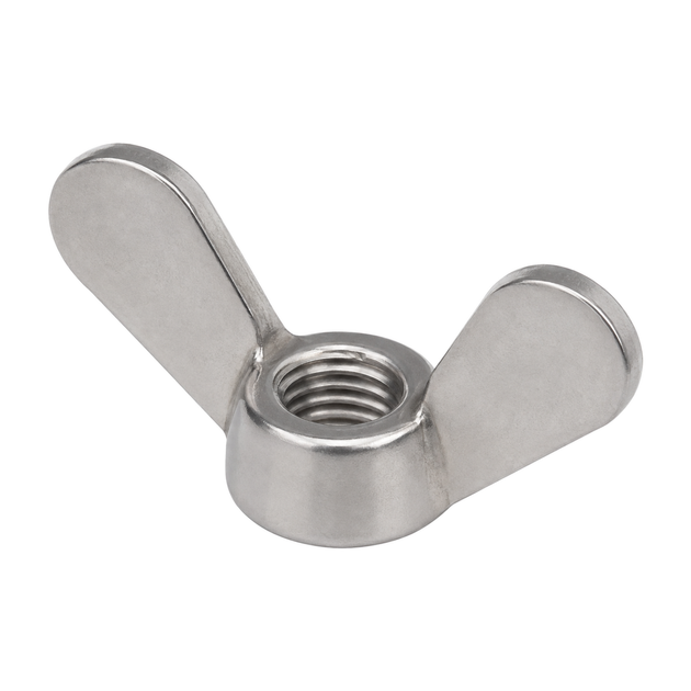 Wing nut, American form, A2 (304) stainless steel