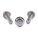 Hex head flange screw, serrated, A2 (304) stainless steel