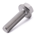 Hex head flange screw, non-serrated, DIN 6921, stainless steel