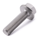 Hex head flange screw, non-serrated, DIN 6921, stainless steel