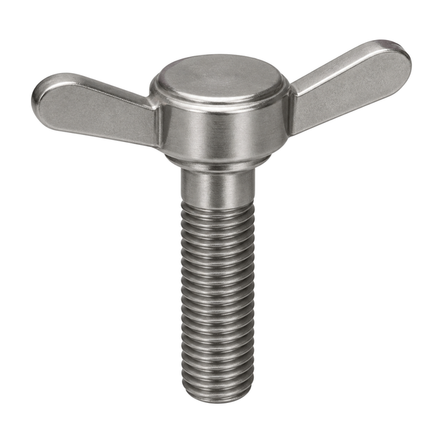 Wing screw, stainless steel
