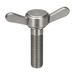 Wing screw, stainless steel