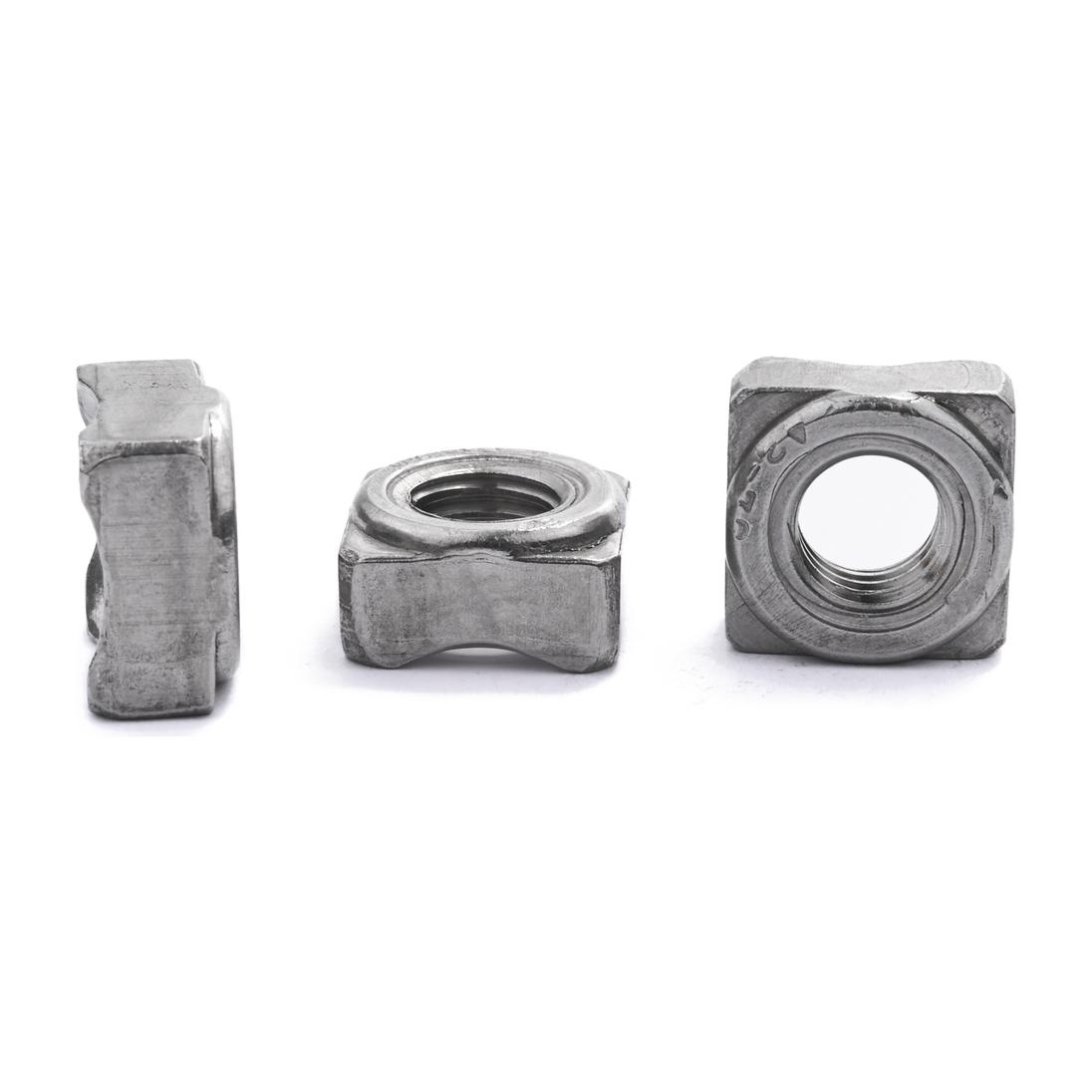Square weld nut, DIN 928, stainless steel