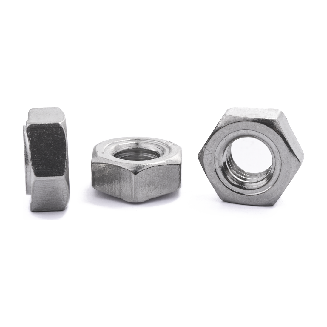 Hexagon weld nut, DIN 929, stainless steel