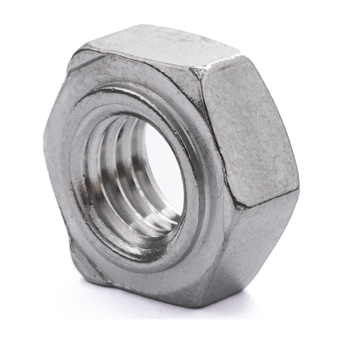 Hexagon weld nut, DIN 929, stainless steel