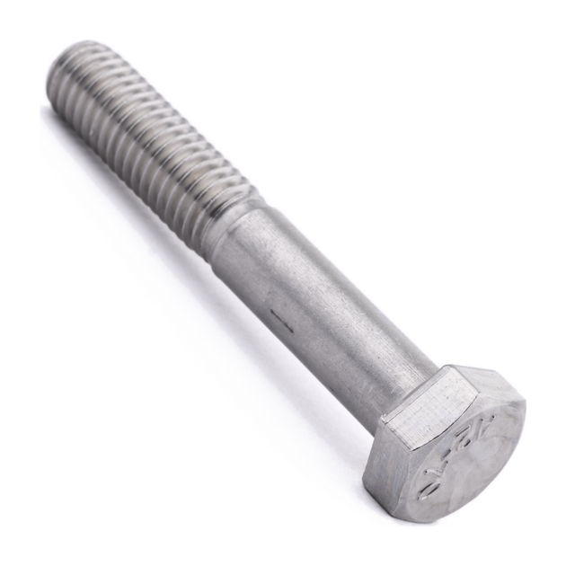 Hexagon head bolt, part threaded, stainless steel