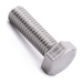 Hexagon head set screw, fully threaded, stainless steel