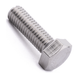 Hexagon head set screw, fully threaded, stainless steel