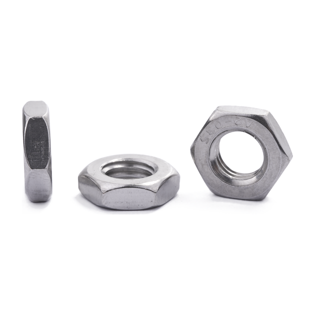 M8 Hexagon Thin Nut DIN 439-B A2 Stainless Steel