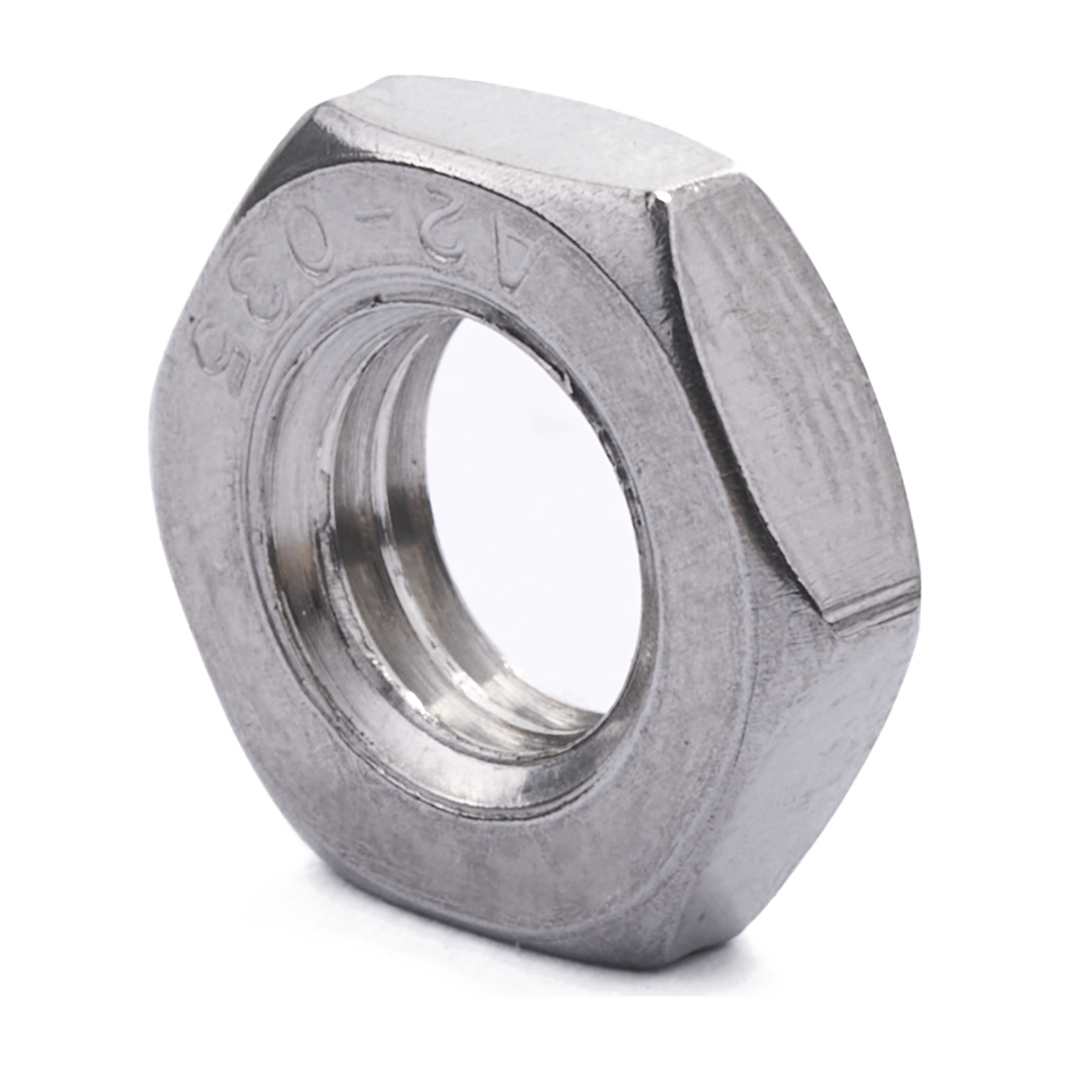 M8 Hexagon Thin Nut DIN 439-B A2 Stainless Steel