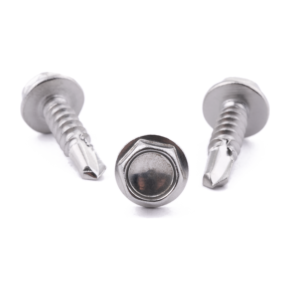 Hex head self-drilling screw, DIN 7504-K, stainless steel
