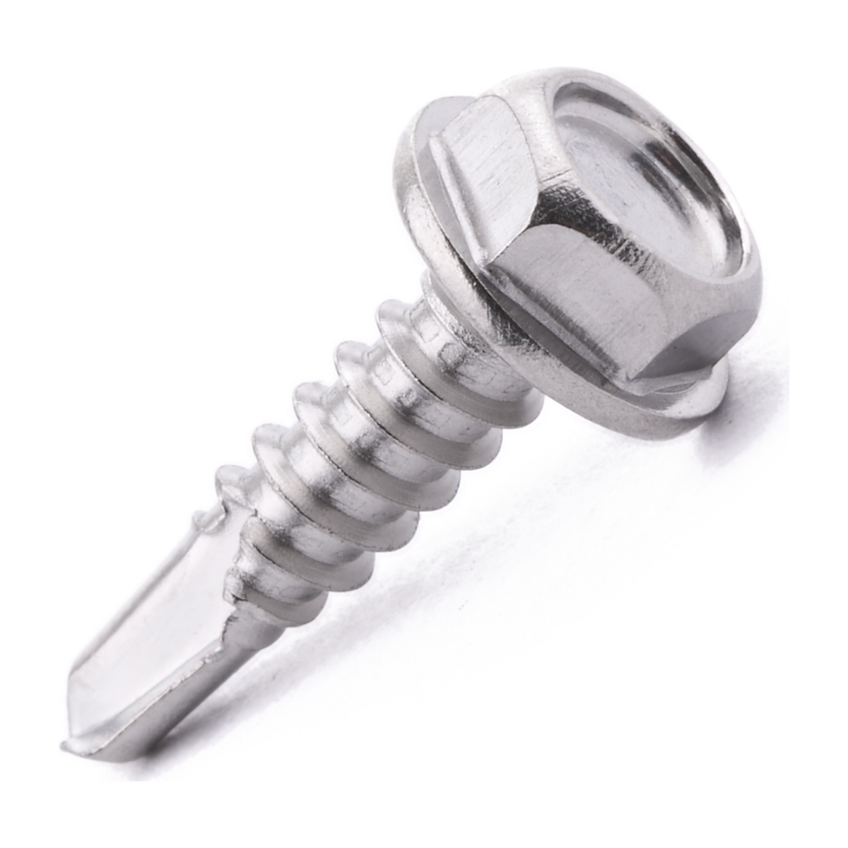Hex head self-drilling screw, DIN 7504-K, stainless steel