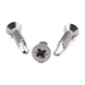 Pan head self-drilling screw with Pozi drive, stainless steel