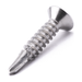Pan head self-drilling screw with Pozi drive, stainless steel