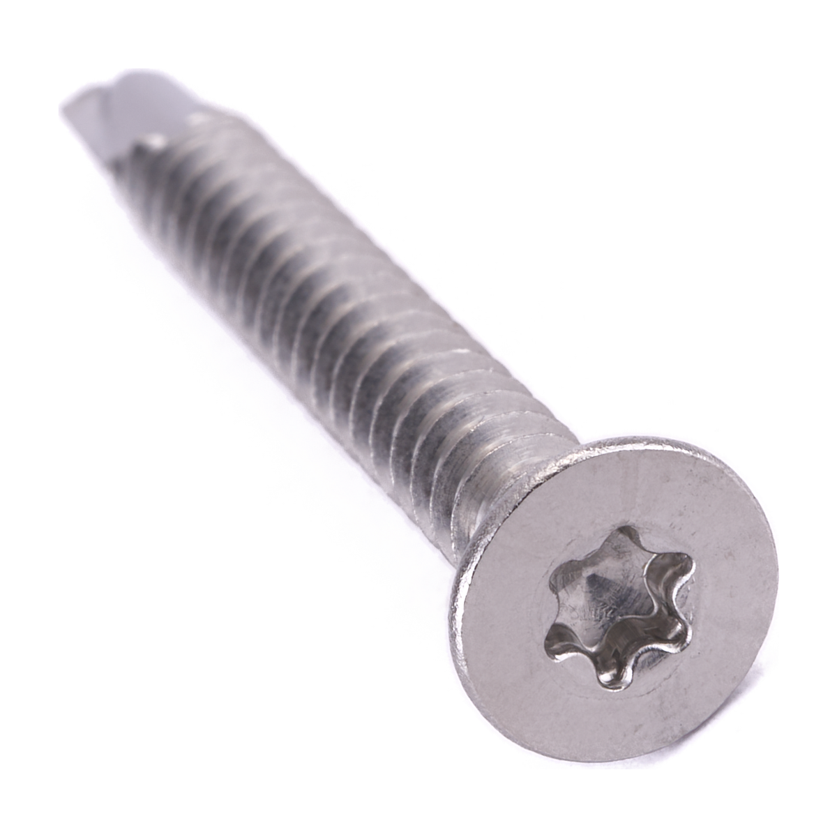 Countersunk self-drilling screw with six lobe drive, DIN 7504-O, A2 (304) stainless steel