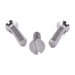 Countersunk machine screw with slotted drive, stainless steel