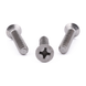 Countersunk machine screw with Phillips drive, stainless steel