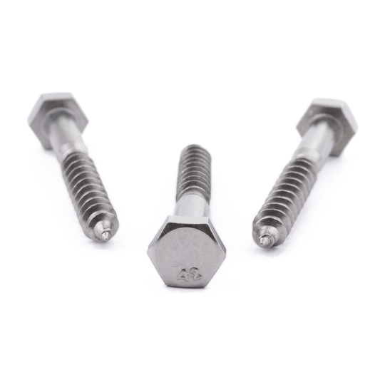 Hexagon head coach screw, DIN 571, stainless steel