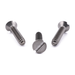 Countersunk self-tapping screw with slotted drive, stainless steel