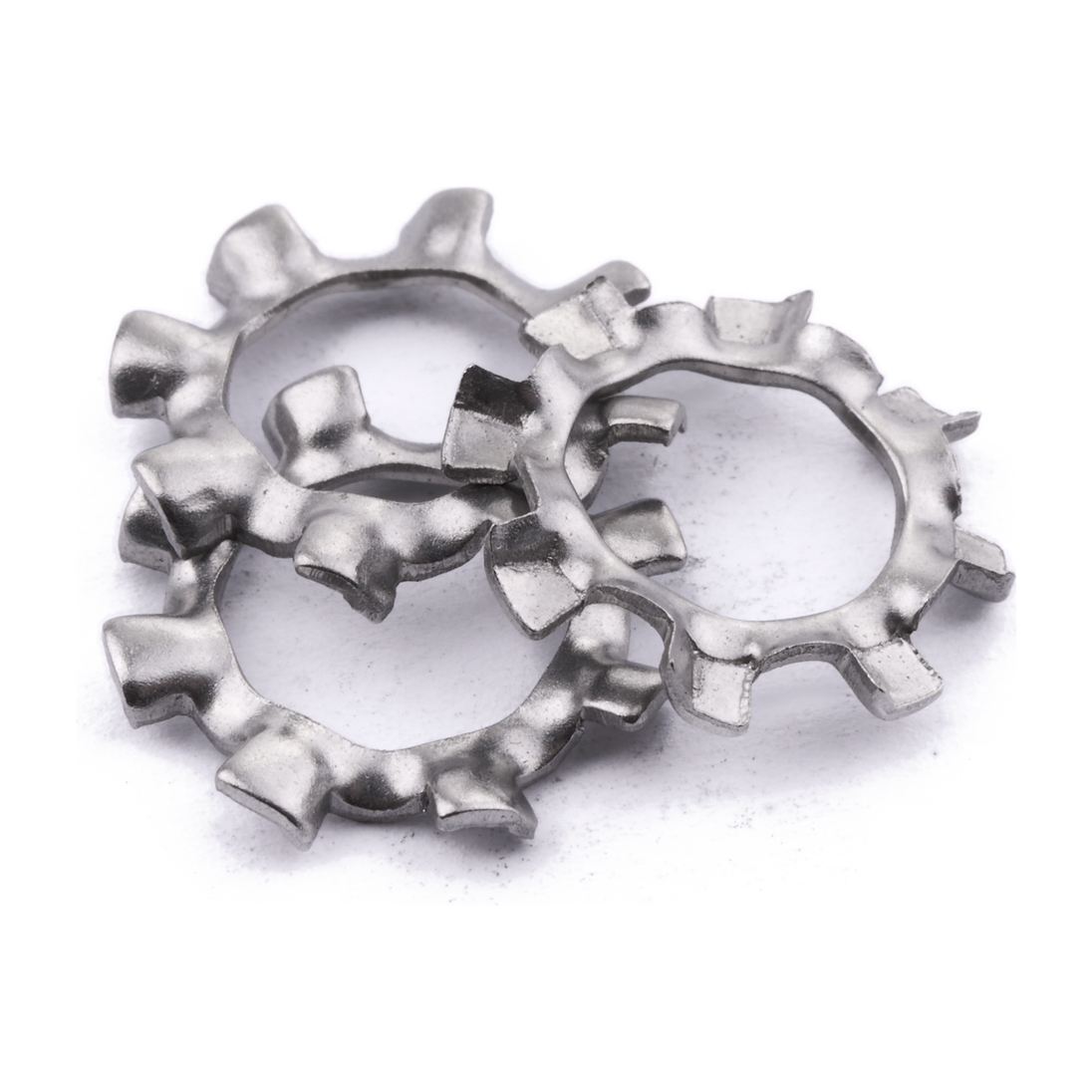 External tooth washer, stainless steel