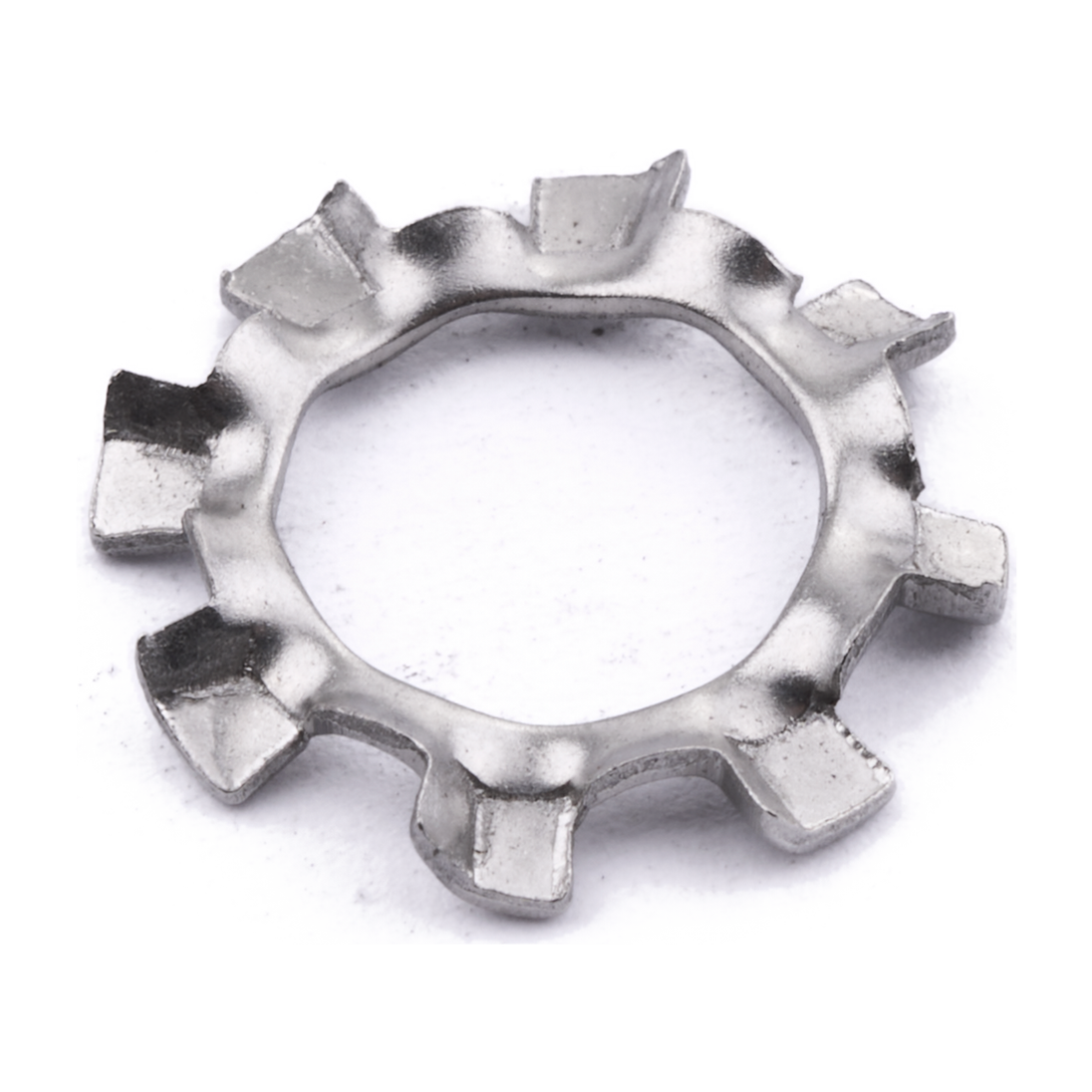 External tooth washer, stainless steel
