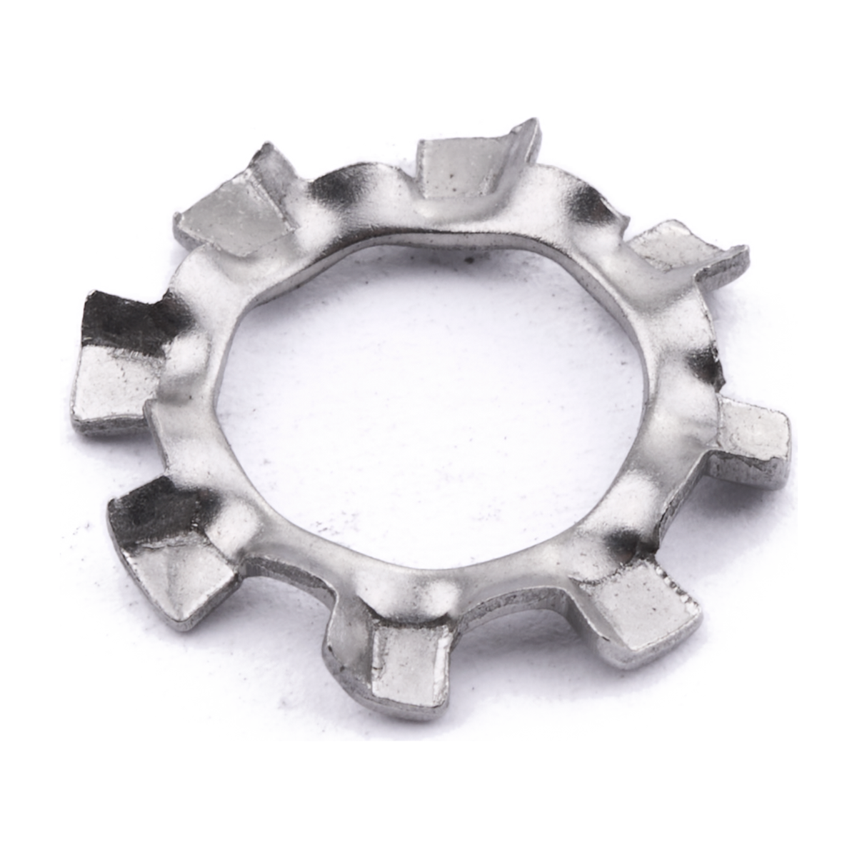External tooth washer, stainless steel