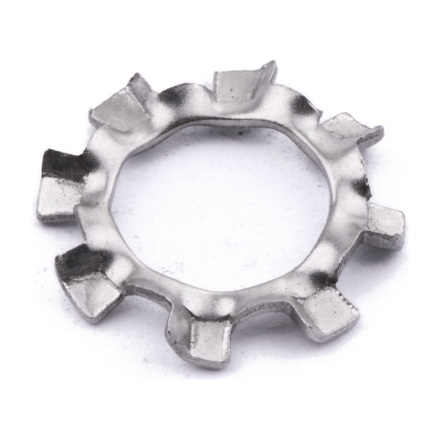 External tooth washer, stainless steel