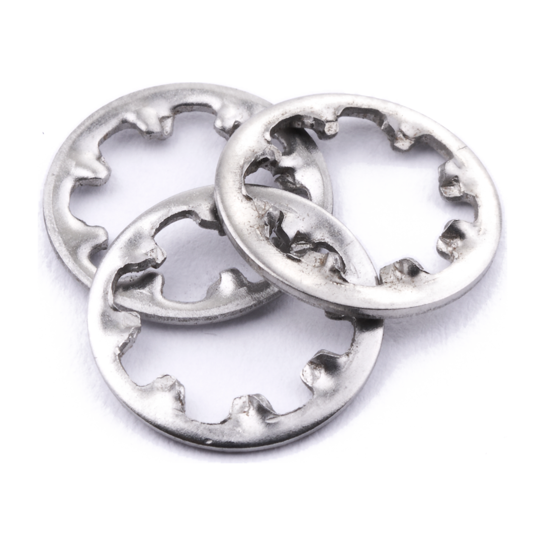 Internal tooth washer, stainless steel