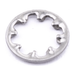 Internal tooth washer, stainless steel