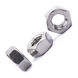 Prevailing torque nut, stainless steel