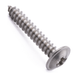 Flange head self-tapping screw with Pozi drive, A2 (304) stainless steel