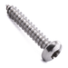 Pan head self-tapping screw with six lobe drive, ISO 14585-C, A2 (304) stainless steel