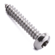Pan head self-tapping screw with six lobe drive, ISO 14585-C, A2 (304) stainless steel