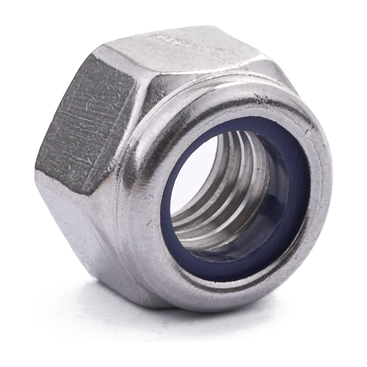 Nyloc insert lock nut (type P), DIN 982, stainless steel