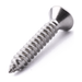 Countersunk self-tapping screw with Pozi drive, stainless steel