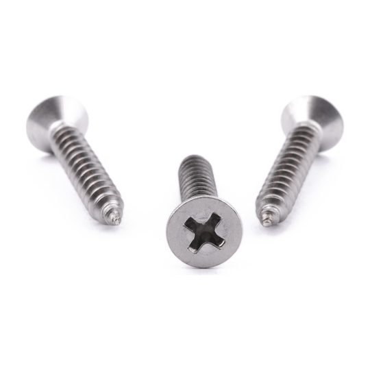 Countersunk self-tapping screw with Phillips drive, DIN 7982-C, stainless steel
