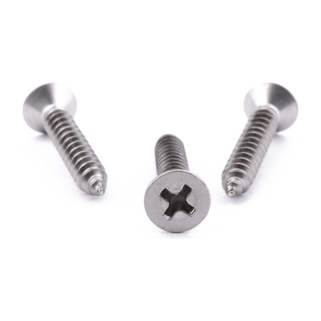 Countersunk self-tapping screw with Phillips drive, DIN 7982-C, stainless steel