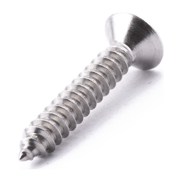 Countersunk self-tapping screw with six lobe drive, ISO 14586-C, stainless steel