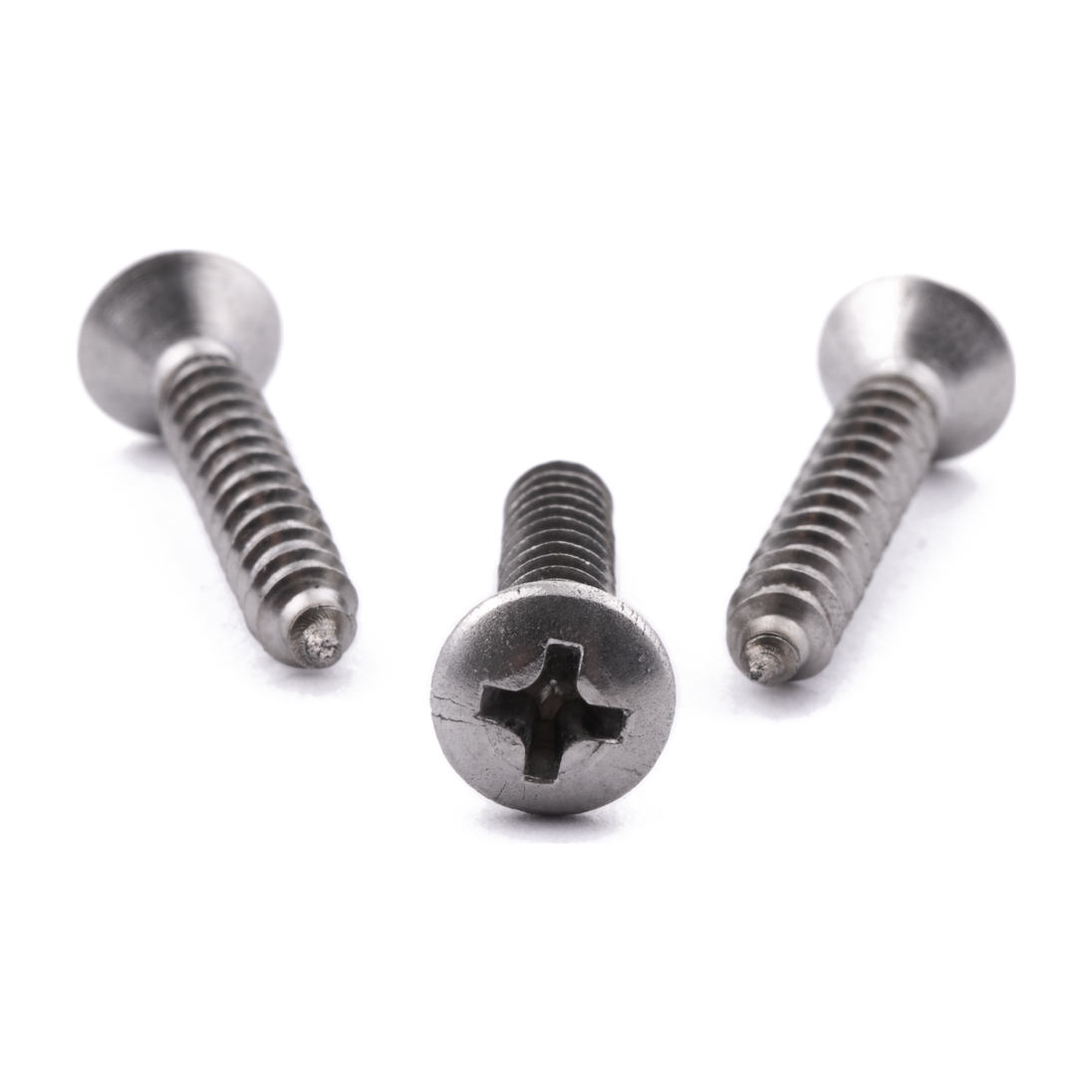 Raised countersunk self-tapping screw with Phillips drive, DIN 7983-C, stainless steel