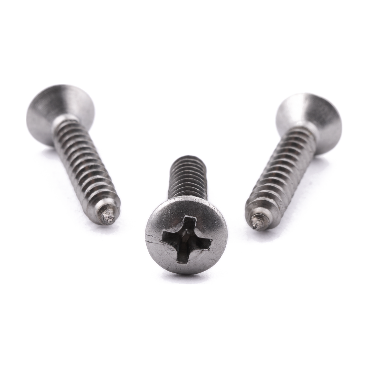 Raised countersunk self-tapping screw with Phillips drive, DIN 7983-C, stainless steel